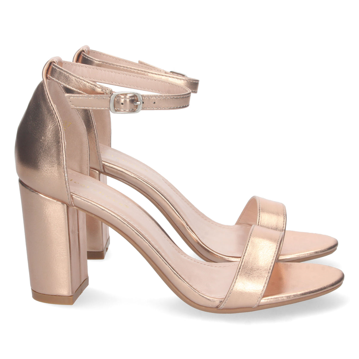 Sandalias Doradas Champan Tacón Alto Mujer Cleopatra 002